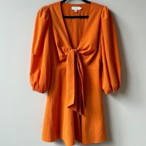 TED BAKER LONDON Jozelyn Knot Front Dress